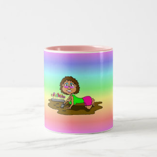 Gardening Gigi Two-Tone Coffee Mug