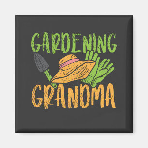 Gardening Grandma Magnet