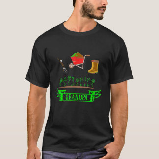 Gardening Grandpa Grandfather Granddad Gardener Ga T-Shirt