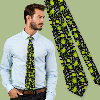 Gardening Icons Neck Tie