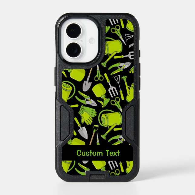 Gardening Icons Otterbox iPhone Case (Back)