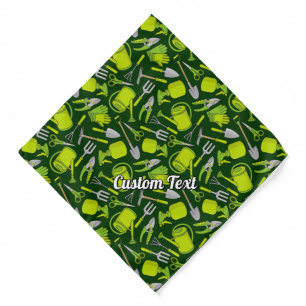 Gardening Icons Pattern Bandana