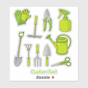 Gardening Icons Sticker