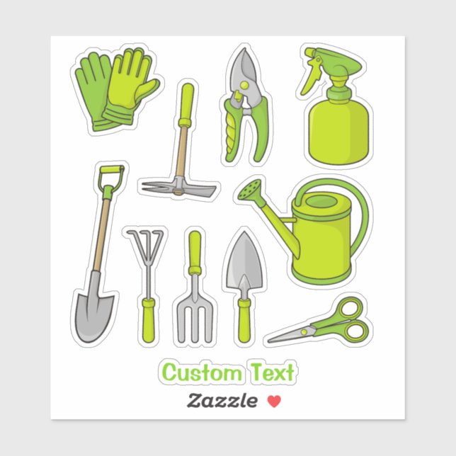 Gardening Icons Sticker (Sheet)