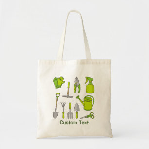Gardening Icons Tote Bag
