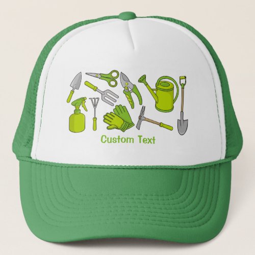 Gardening Icons Trucker Hat