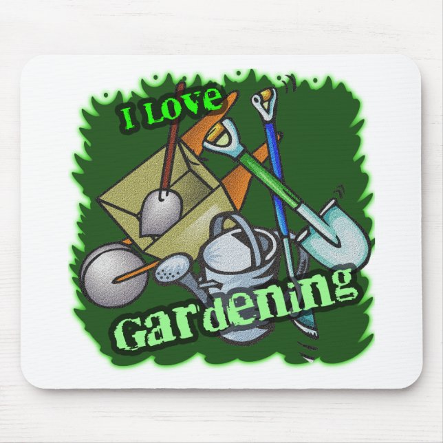 Gardening iGuide Gardening Tools Mouse Pad (Front)