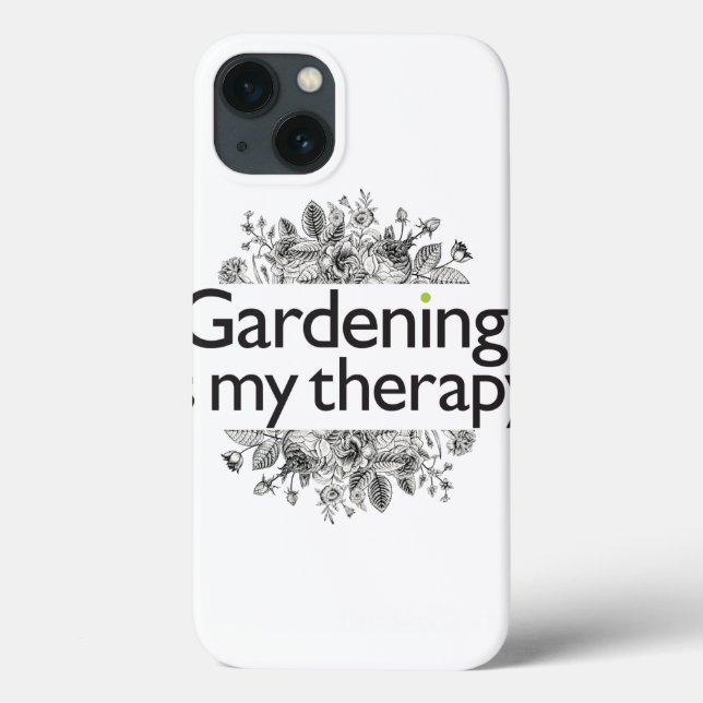 Gardening is my therapy Case-Mate iPhone case (Back)