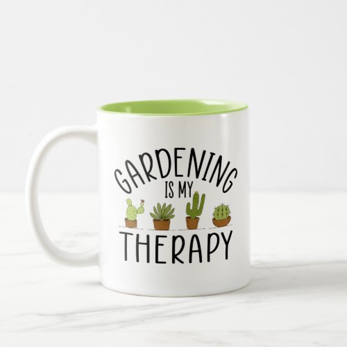 Gardening Is My Therapy Mug Plant Lover Gifts Mug