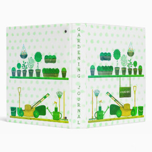 Gardening Journal 3 Ring Binder