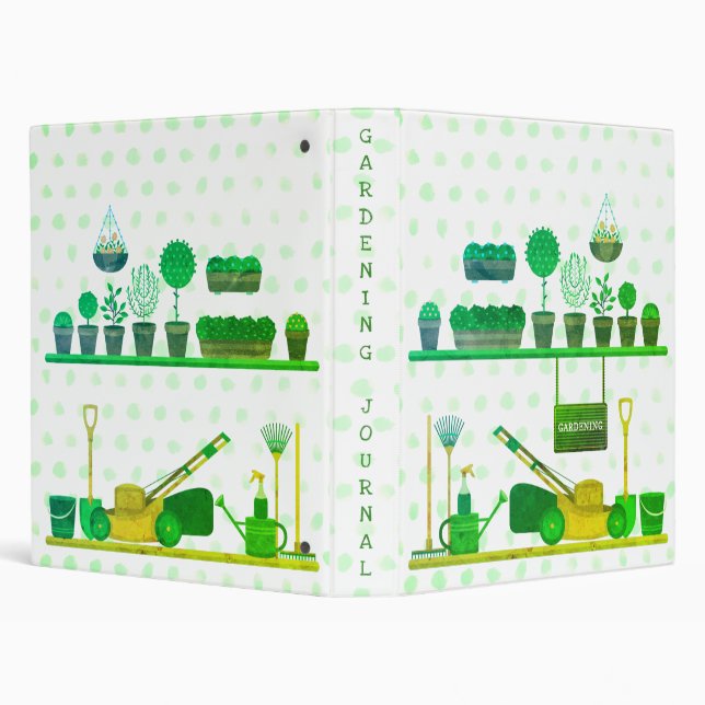 Gardening Journal 3 Ring Binder (Background)