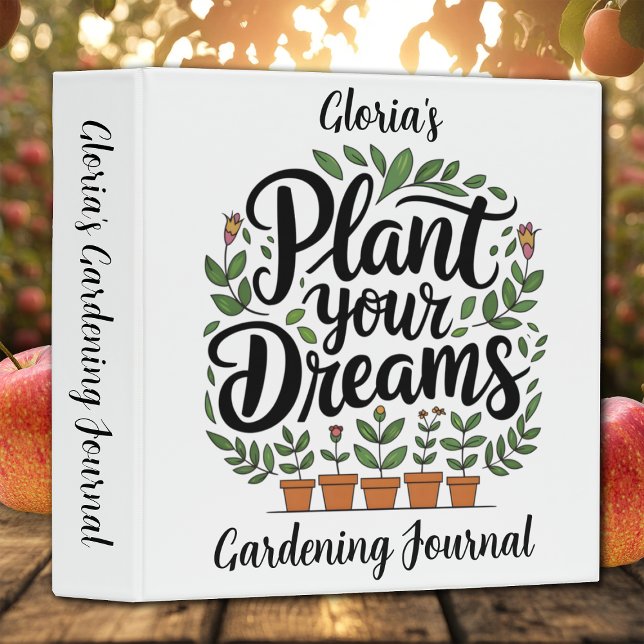 Gardening Journal Planting Planner 3 Ring Binder (Creator Uploaded)