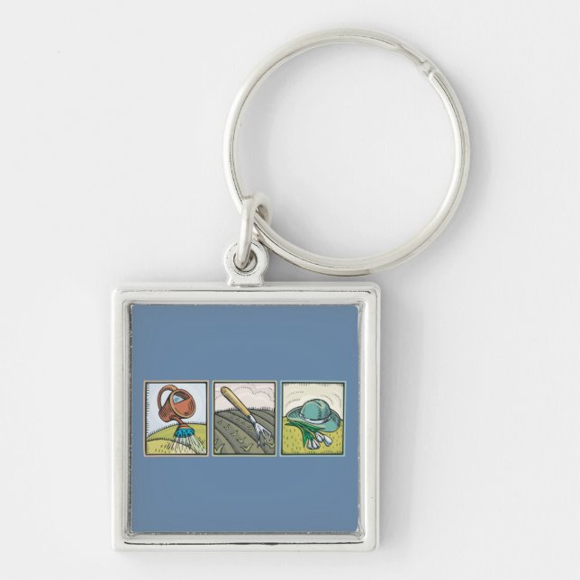 Gardening Keychain (Front)