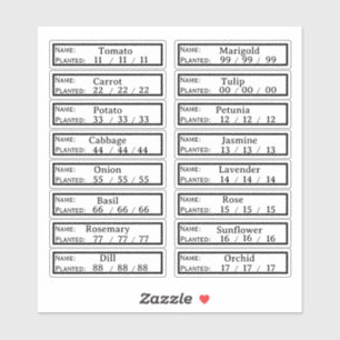 Gardening Labels