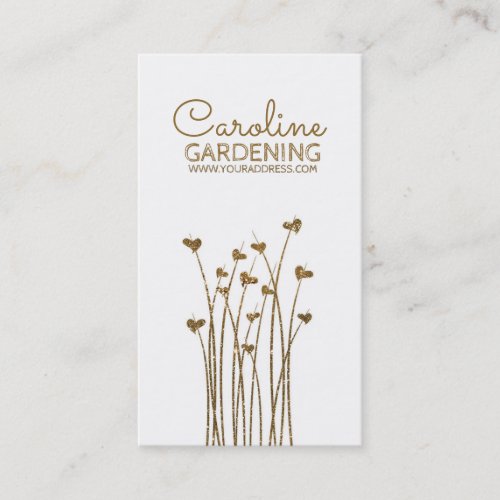 Gardening Landscape Design Planting Lawn Care Business Card