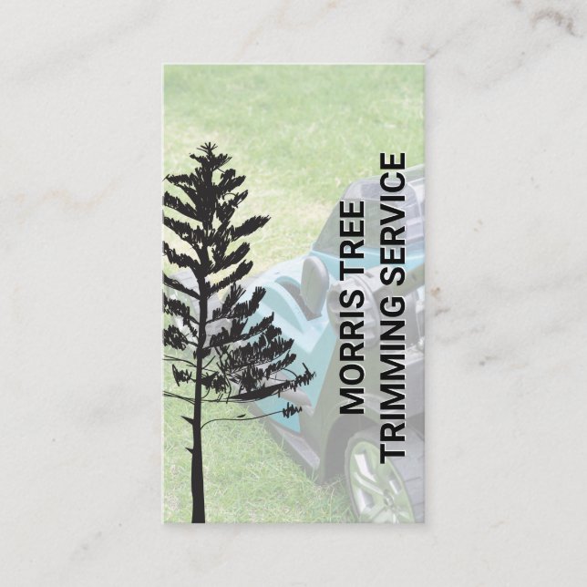 Gardening | Landscaping | Lawnmower Business Card (Front)