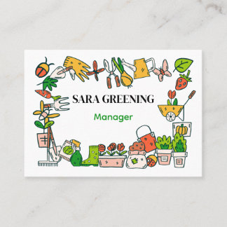 gardening, landscaping, outdoors, garden, nature, business card
