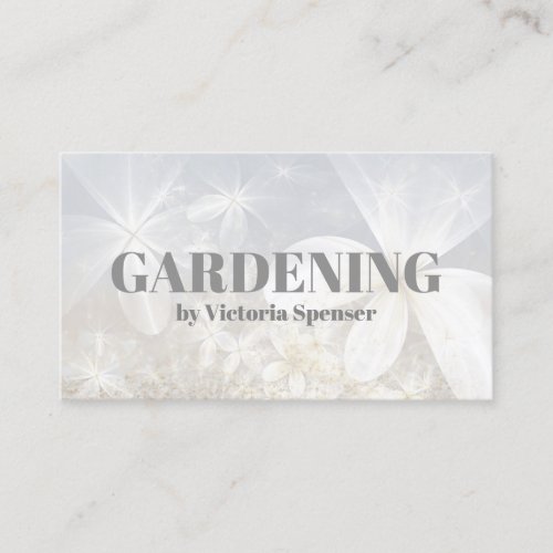 Gardening Lawn Care Landscape Design Architect Business Card