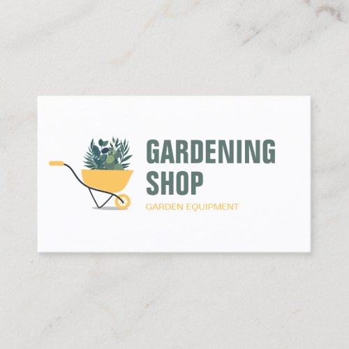 Gardening Lawn Care Service Grass Mower Business Card