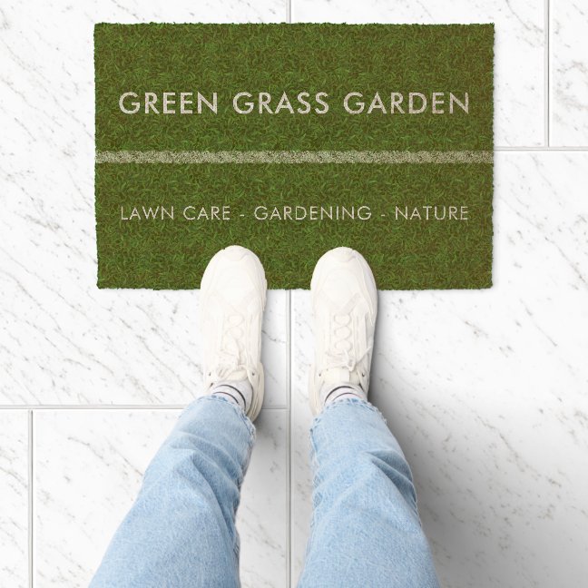 Gardening Lawn Grass welcome Fiber Doormat