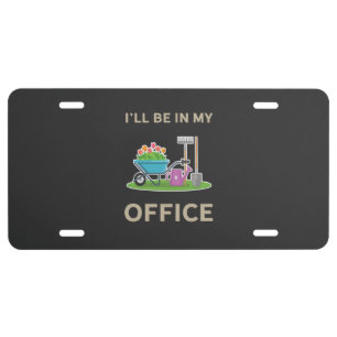 Gardening License Plate