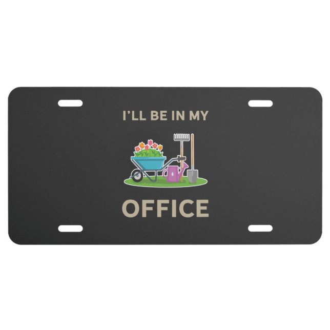 Gardening License Plate (Front)