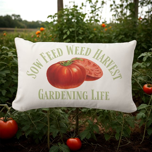 Gardening Life Lumbar Pillow (Creator Uploaded)