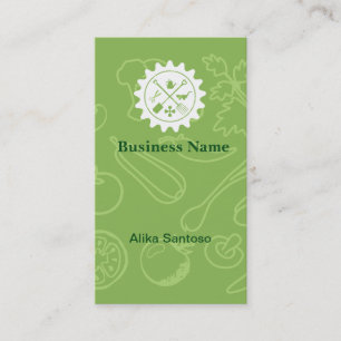 Gardening Logo Business Card