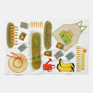 Gardening Love Kitchen Towel