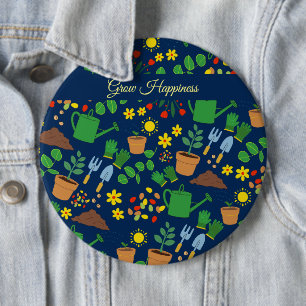 gardening lover gardener plant lover horticulture button