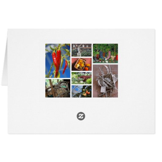 Gardening-lover's card (Back Horizontal)