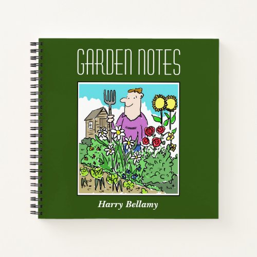 Gardening Notebook with Owners Name