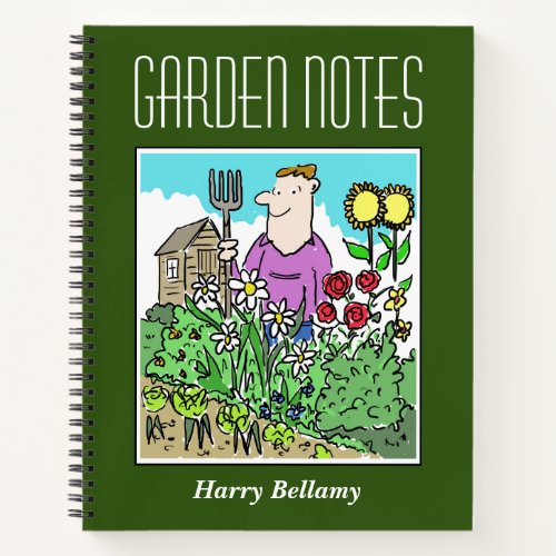 Gardening Notebook with Owners Name