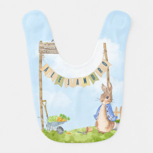 Gardening Peter the Rabbit Baby Bib
