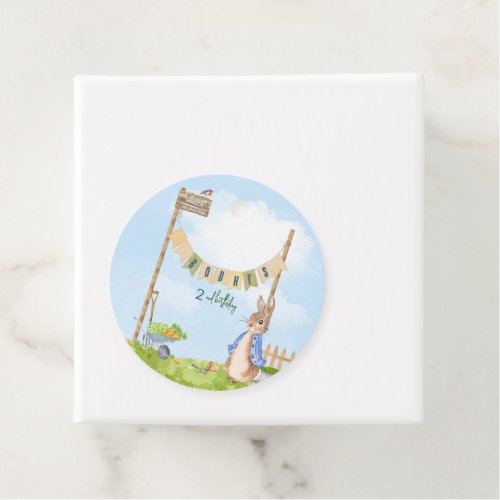 Gardening Peter the Rabbit Favor Tags