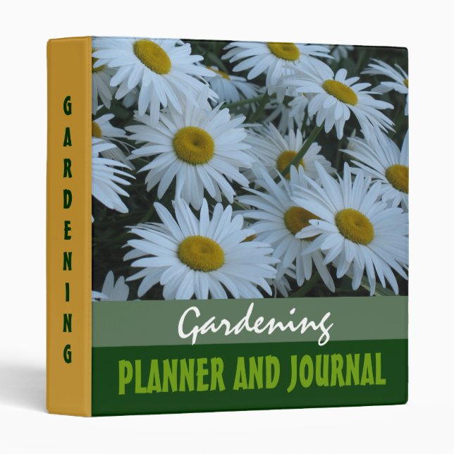 Gardening Planner and Journal Binder (Front/Spine)