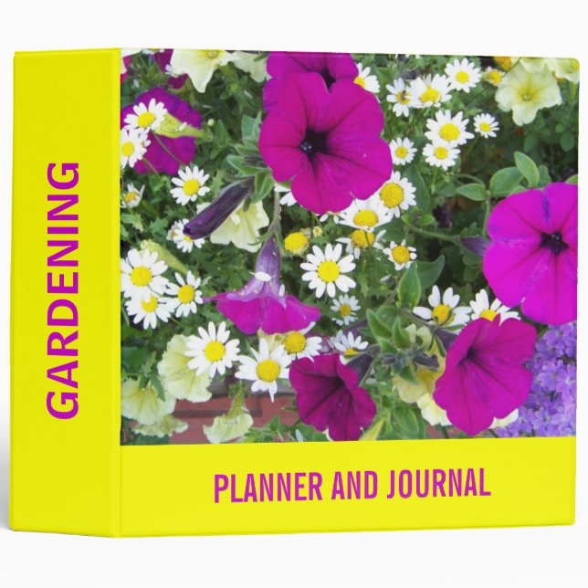 Gardening Planner and Journal Binder (Front/Spine)