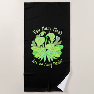 Gardening Plant Lover Gifts Beach Towel