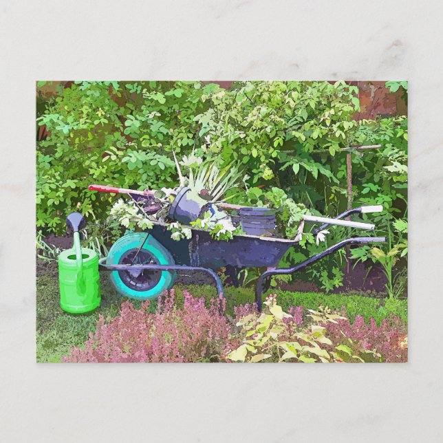 GARDENING POSTCARD (Front)