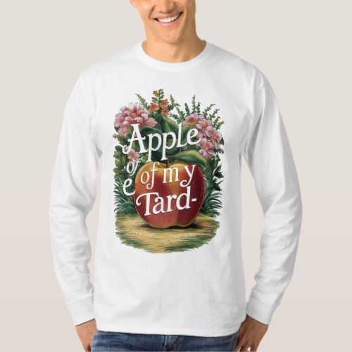 Gardening Puns An Apple a Day Keeps the Weed Away T_Shirt