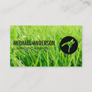 Gardening Shear Grass Business Card