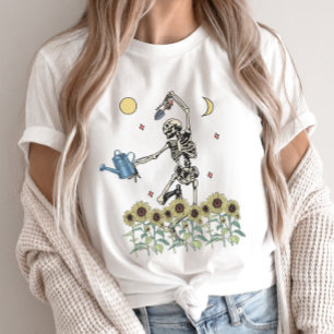 Gardening Shirt, Funny Gardening Skeleton T-Shirt