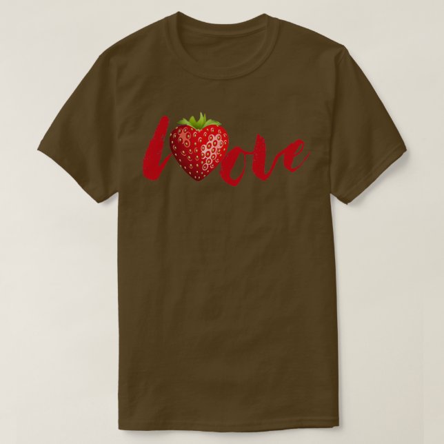 Gardening Strawberries and Fruit Strawberry Pickin T-Shirt (Design Front)