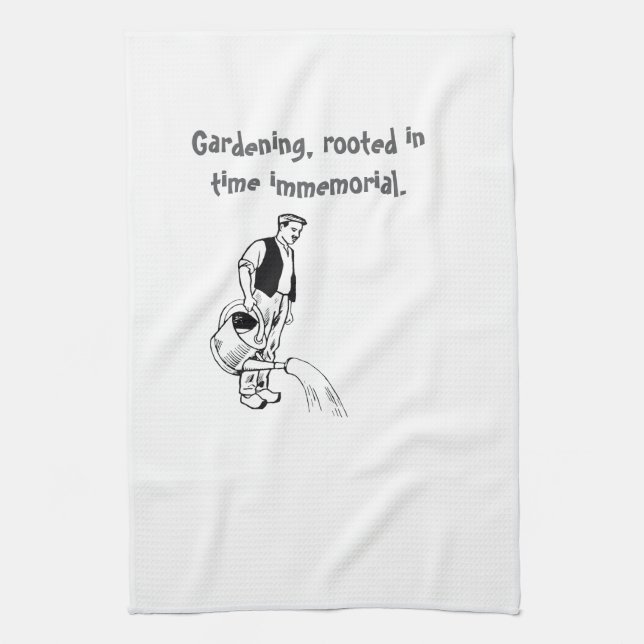 Gardening theme kitchen towel (Vertical)