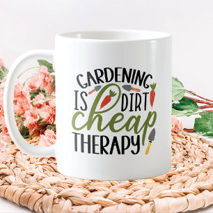 Gardening Therapy Coffee Mug