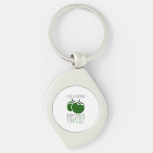 Gardening Tomatoes Keychain