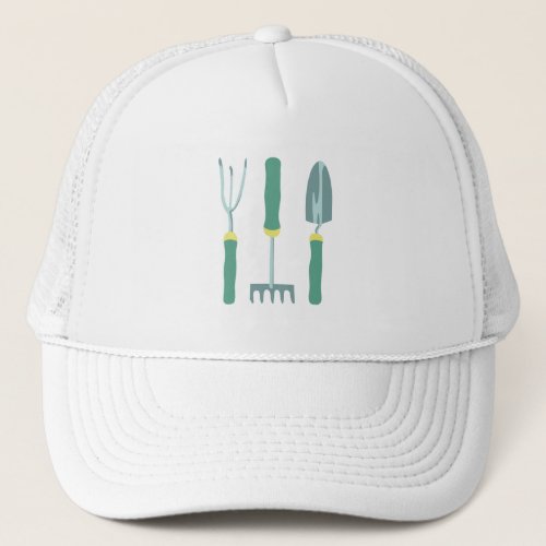 Gardening Tools Trucker Hat
