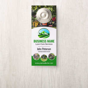 Gardening Tree Service Mountain Landscape Style Door Hanger