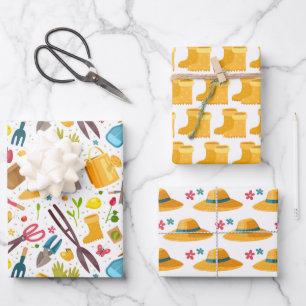 Gardening  wrapping paper sheets