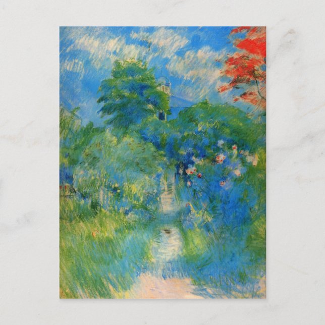 Gardenpath in Mezy by Berthe Morisot Postcard (Front)